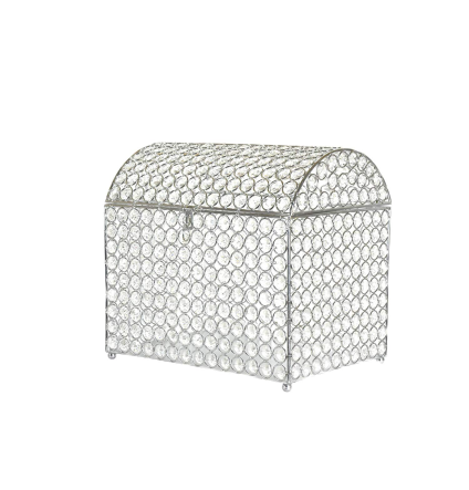 Crystal Treasure Chest Card Box - Silver -d - Fit.png